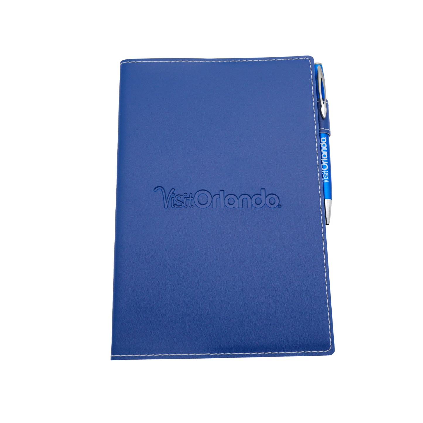 Blue Notebook with Pen