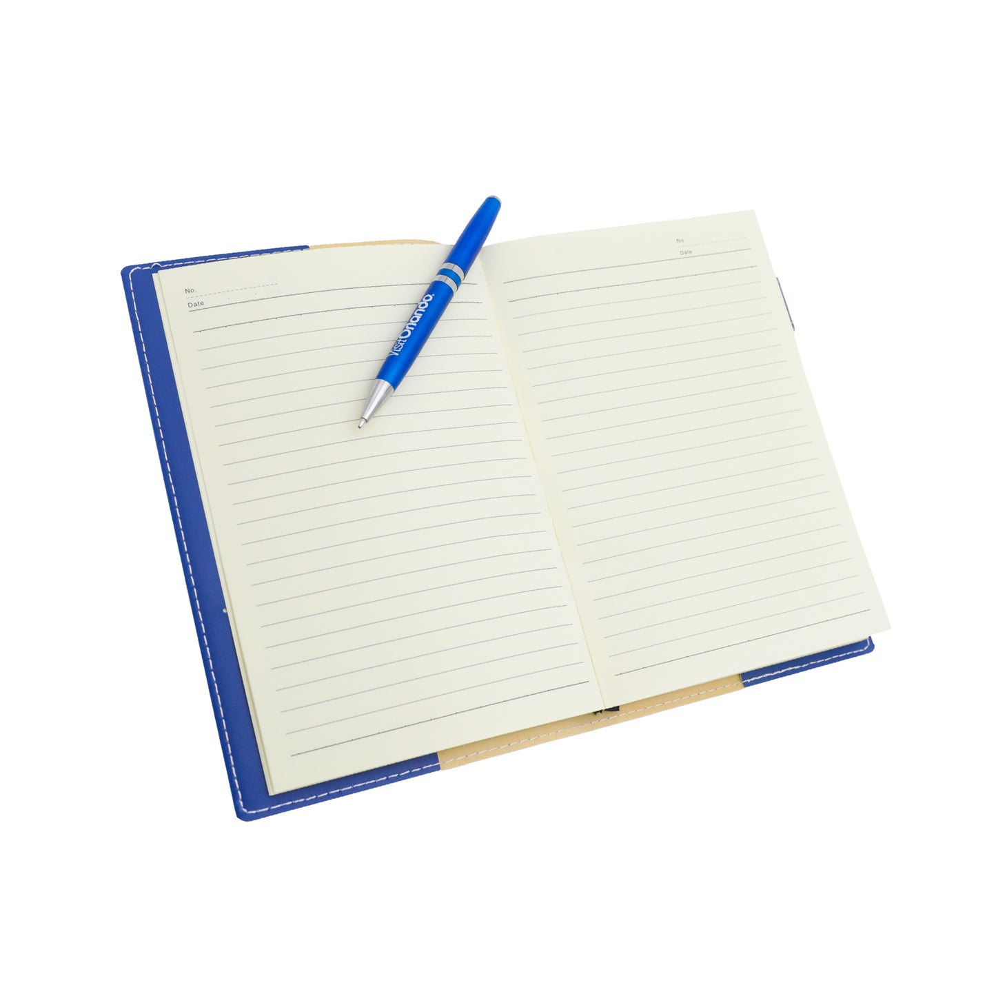 Blue Notebook with Pen